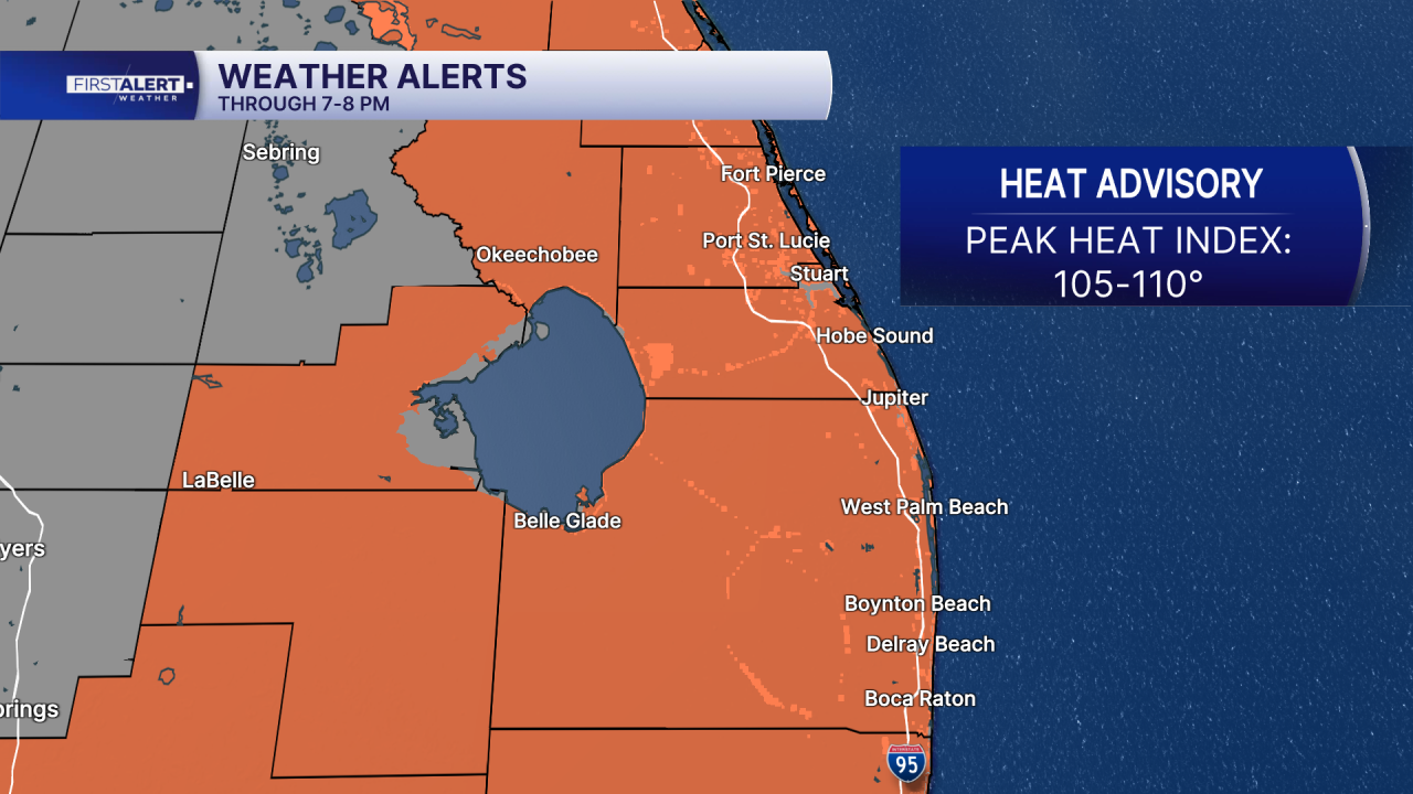 Heat Adivosry Aug. 13, 2026