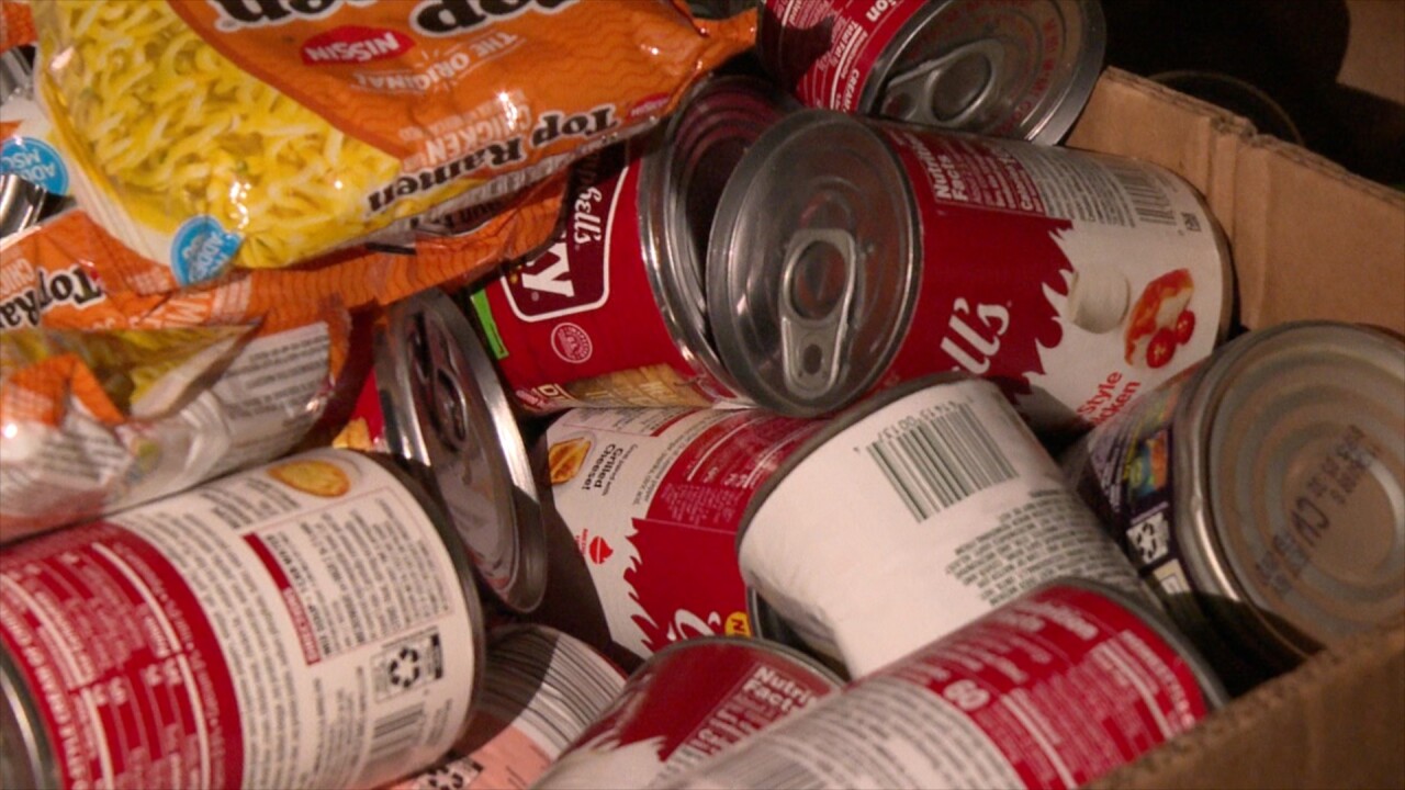 Cans of soup