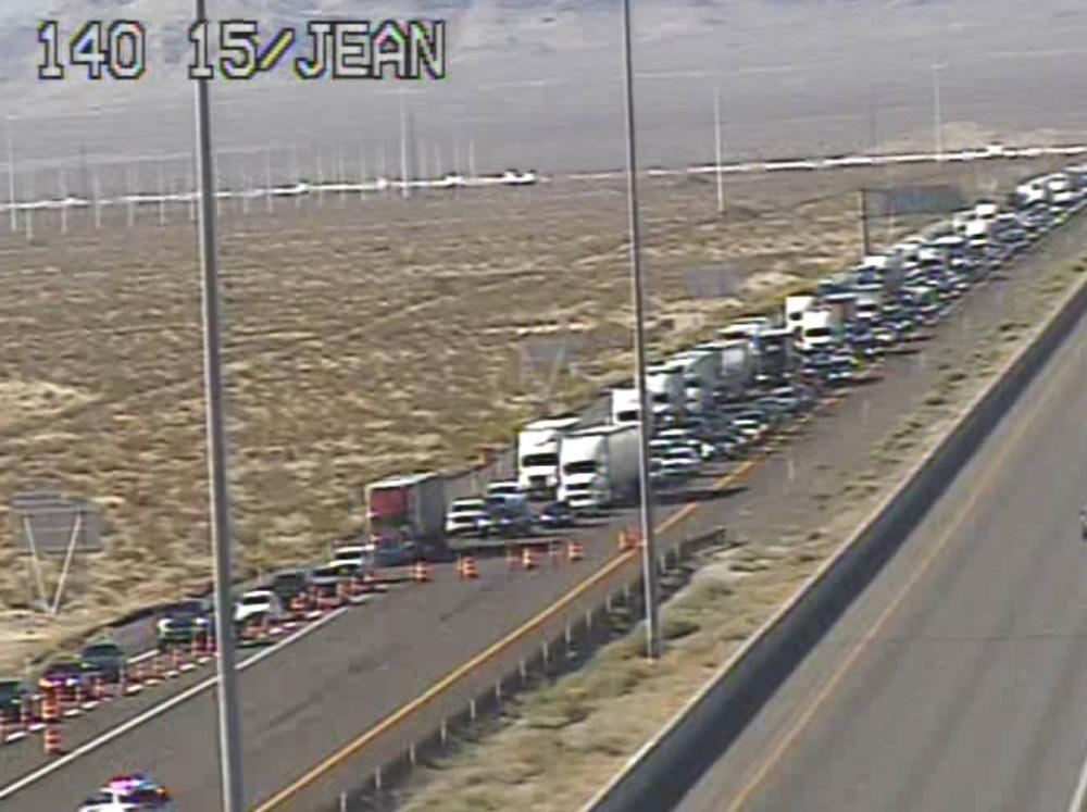 I-15 crash near Jean