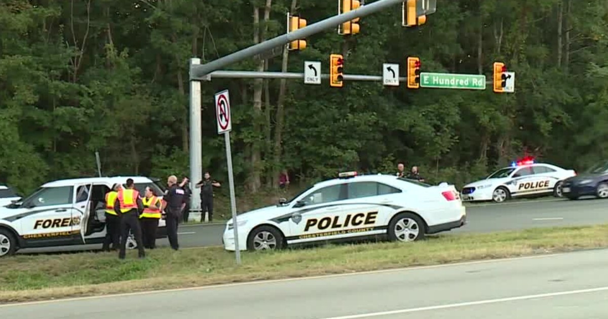 Woman wounded in Chesterfield road rage shooting