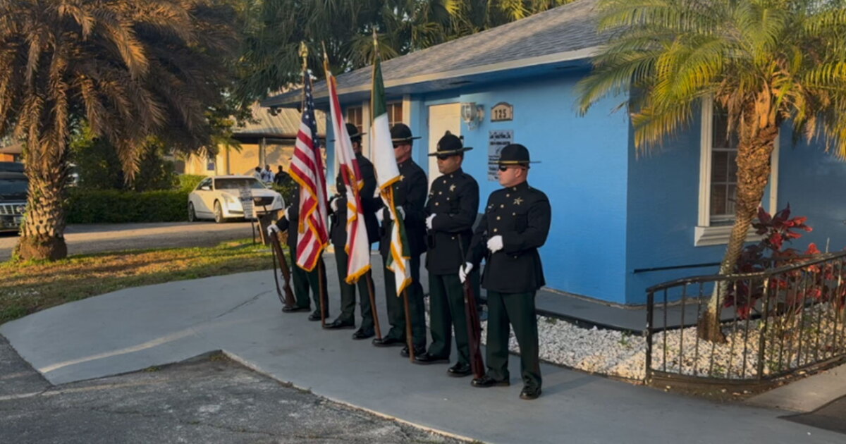 Loved ones gather to mourn and honor fallen Palm Beach County deputy