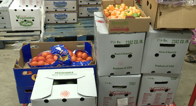 Community groups rally together to create food boxes, in light of Sunfresh closure