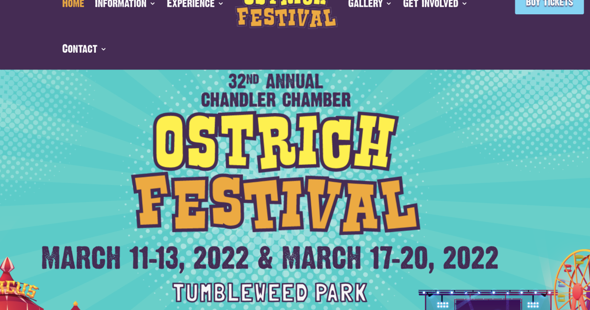 Chandler Ostrich Festival Rescheduled Again For March 2022 Ostrich Festival 2022 Dates