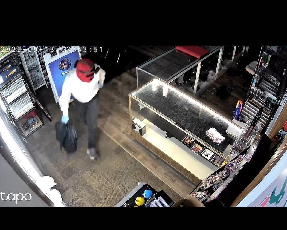 Two Pokémon card stores hit by burglars in Washington County in one month; police search for suspect
