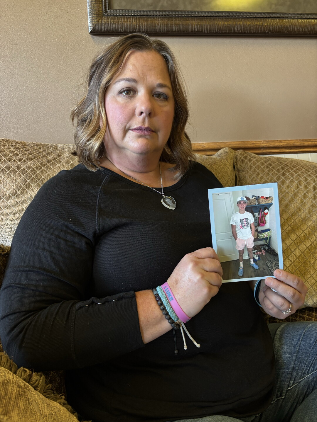 Janna Traylor's son Luke died by suicide in 2023