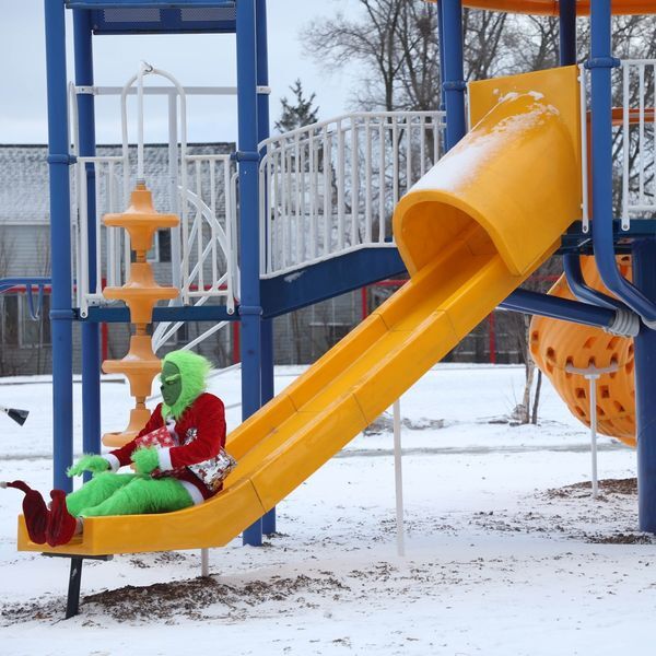 Suspicious figure caught at Holland Language Academy