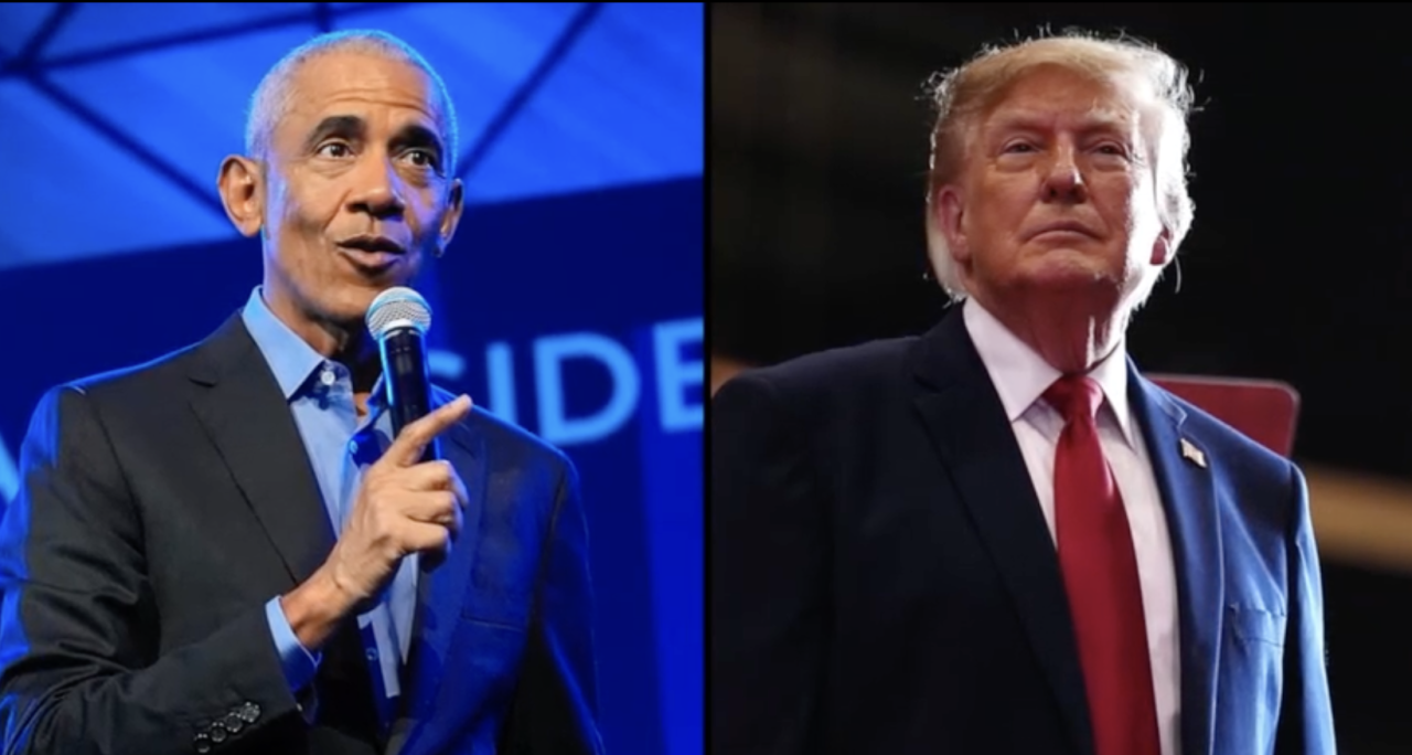 Obama and Trump