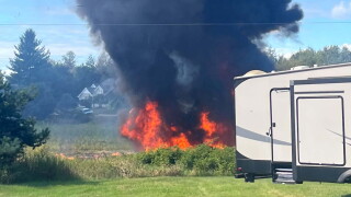Military Plane Crash Michigan