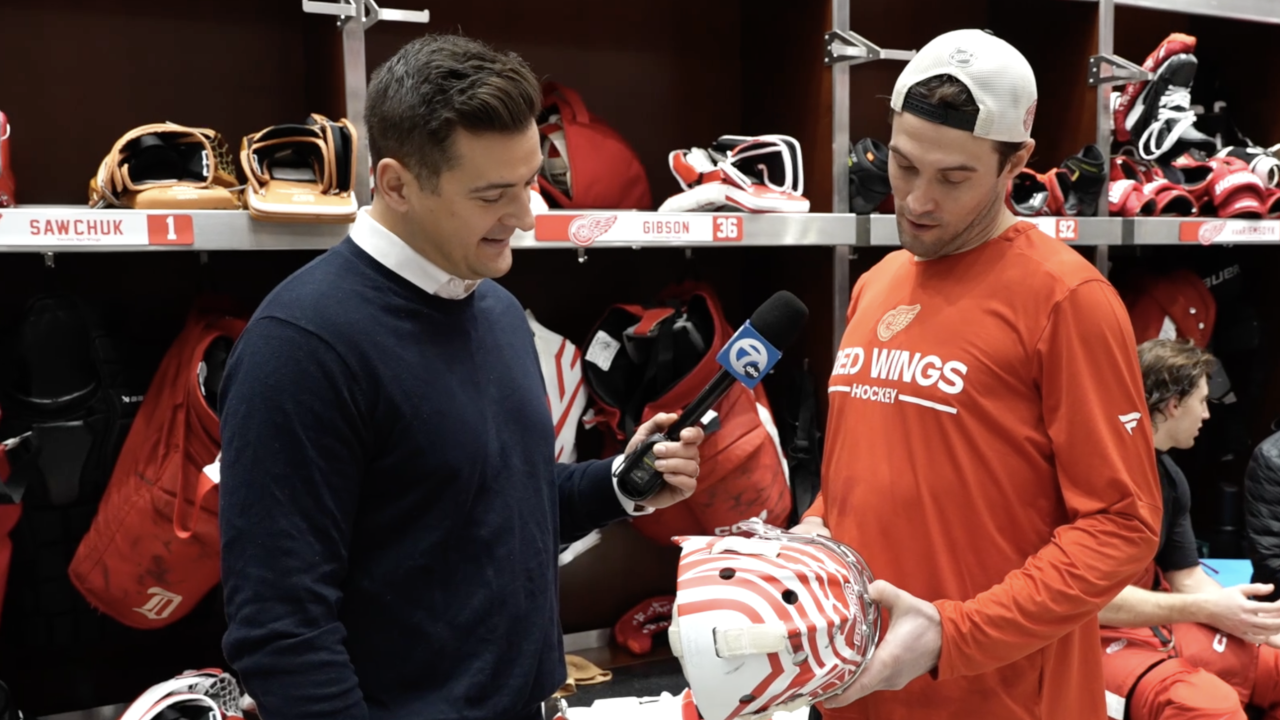 INTERVIEW: Red Wings goalie John Gibson talks shutouts, pressure, mask ...