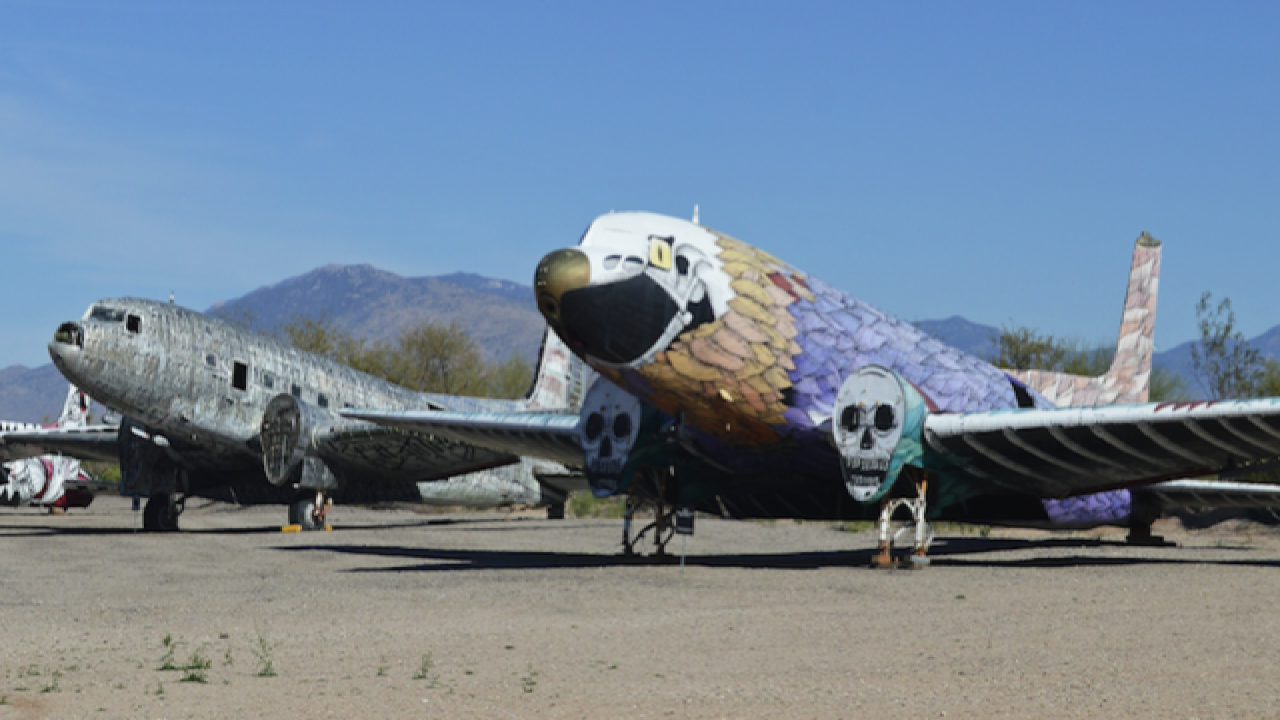 The Boneyard Largest airplane graveyard in the world calls Tucson