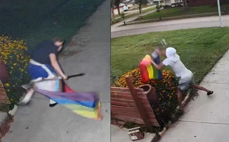 2 suspects involved in theft of pride flag