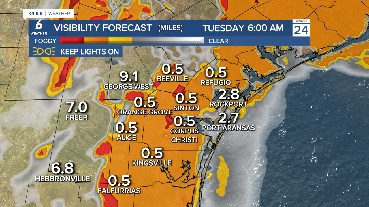 Visibility Fcst 3-24-26