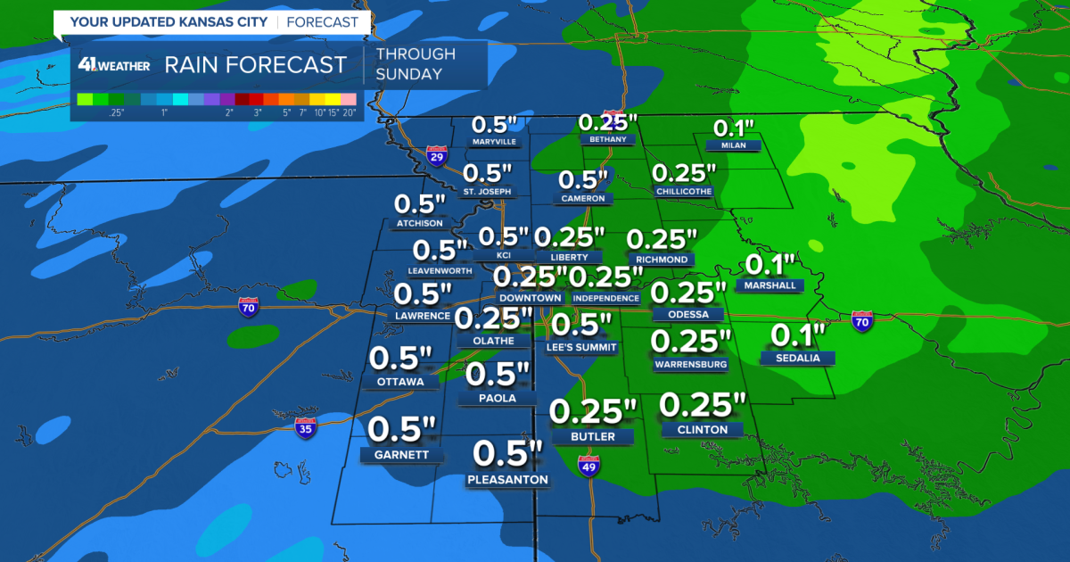 KSHB 41 Weather Blog | Weekend storm chances with some dry time