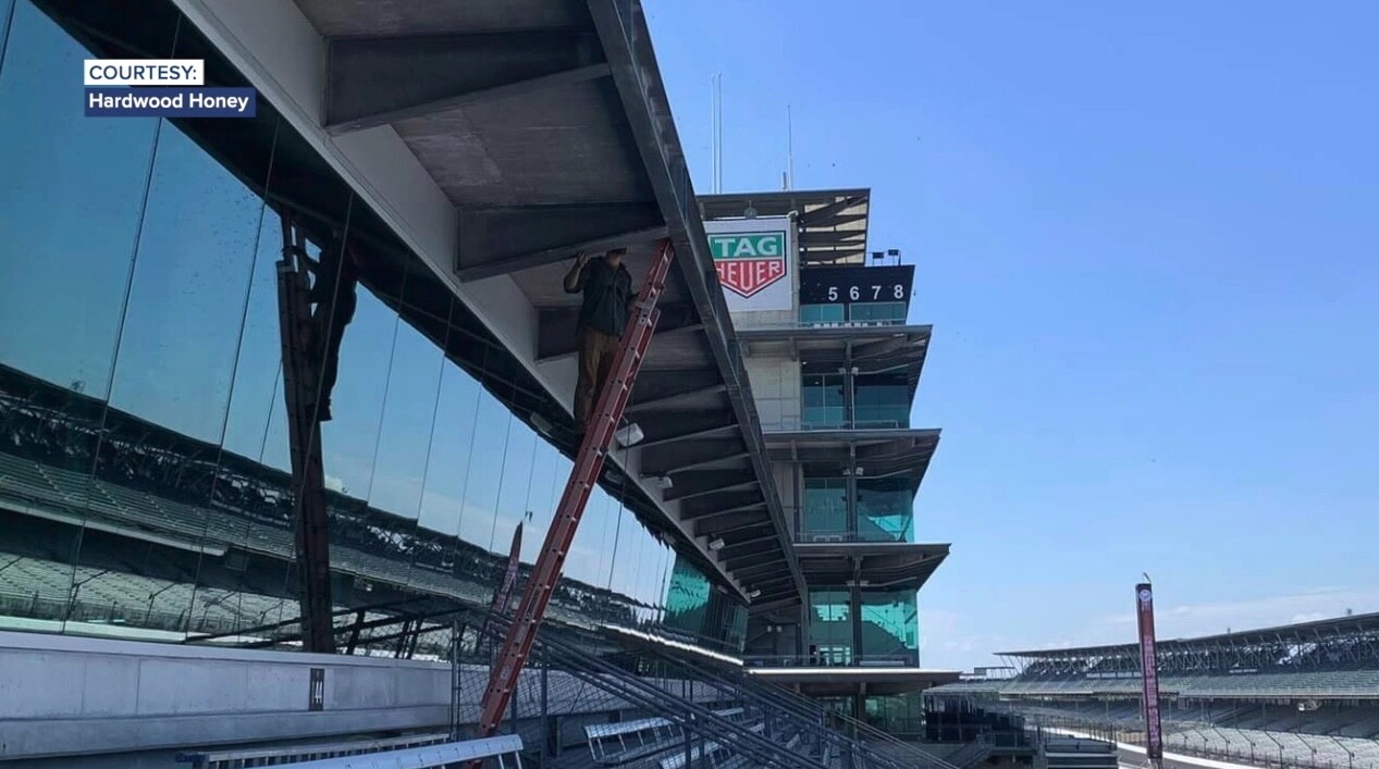 Ross Harding climbs later at IMS