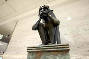 Greg the gargoyle at DIA