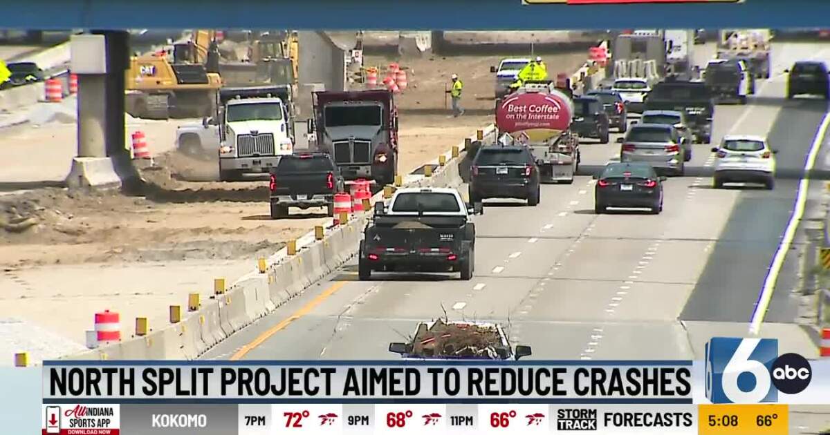 INDOT: North Split Reconstruction Project reduced crashes by 29% in hot ...