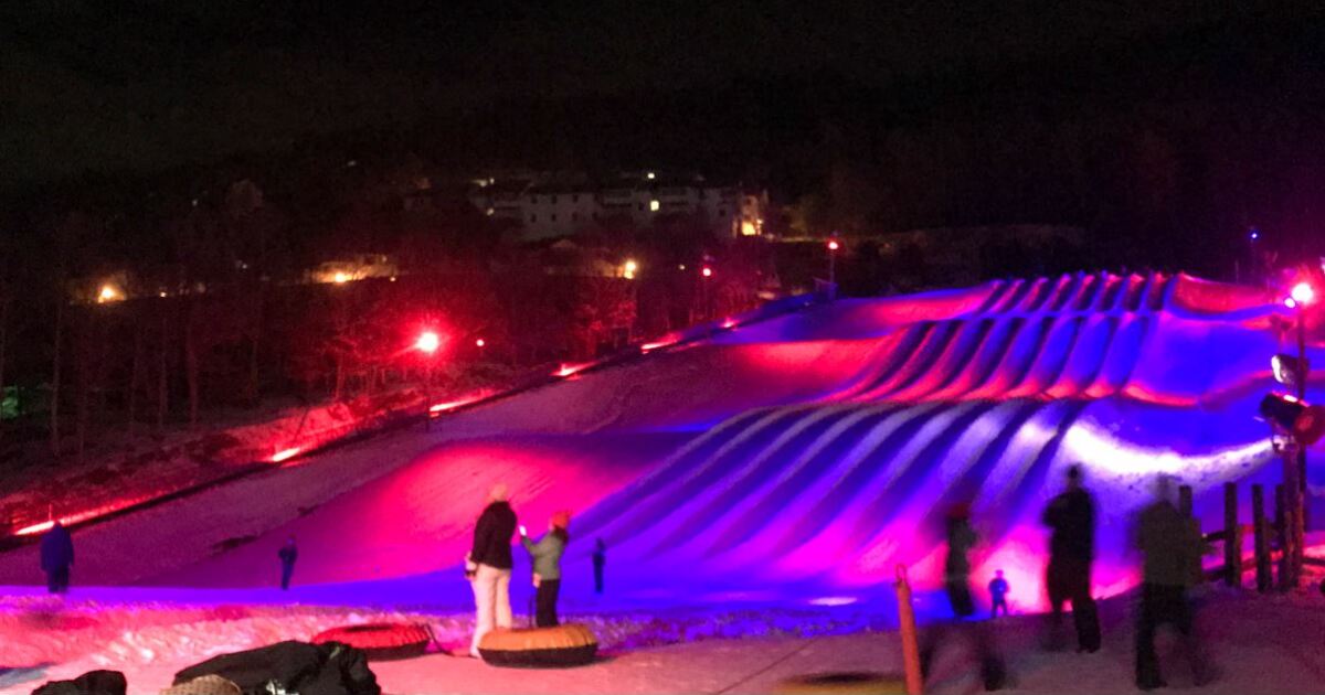 Cosmic Snow Tubing is now a thing at Massanutten