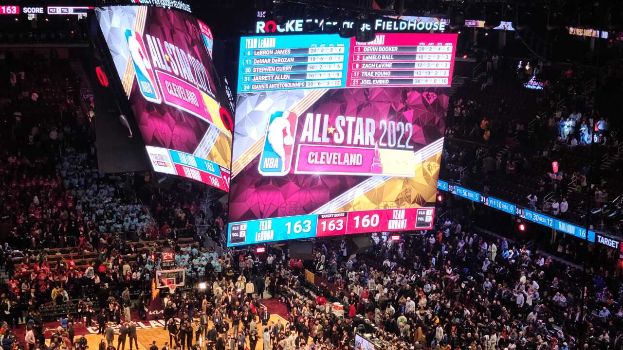 NBA All Star Win Cleveland 