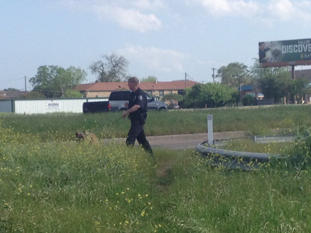 Officials searching for man near downtown Waco after traffic stop