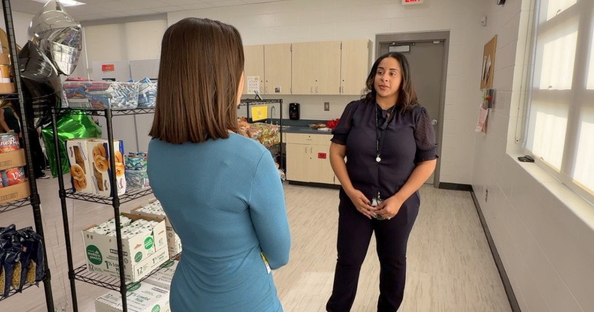 Tyrone Middle School opens food pantry to help their families, staff in need