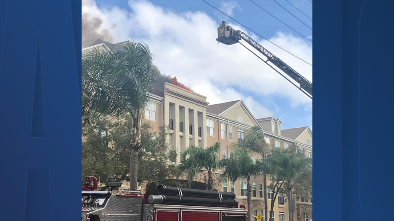 Several Units Affected By Condominium Fire In Tampa No Injuries Reported