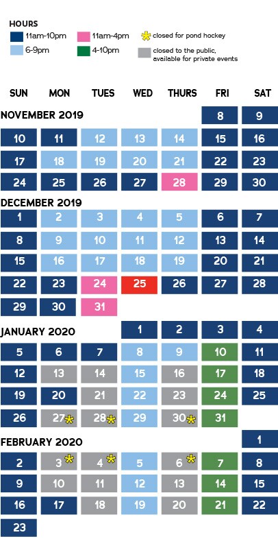 Skate in the Park Schedule