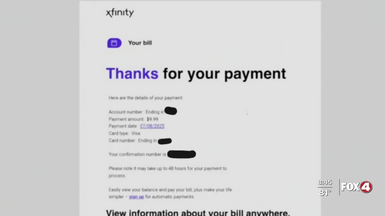 Its your money- xfinity/target scam