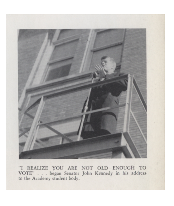 JFK campaigns at Green Bay school more than 60 years ago.