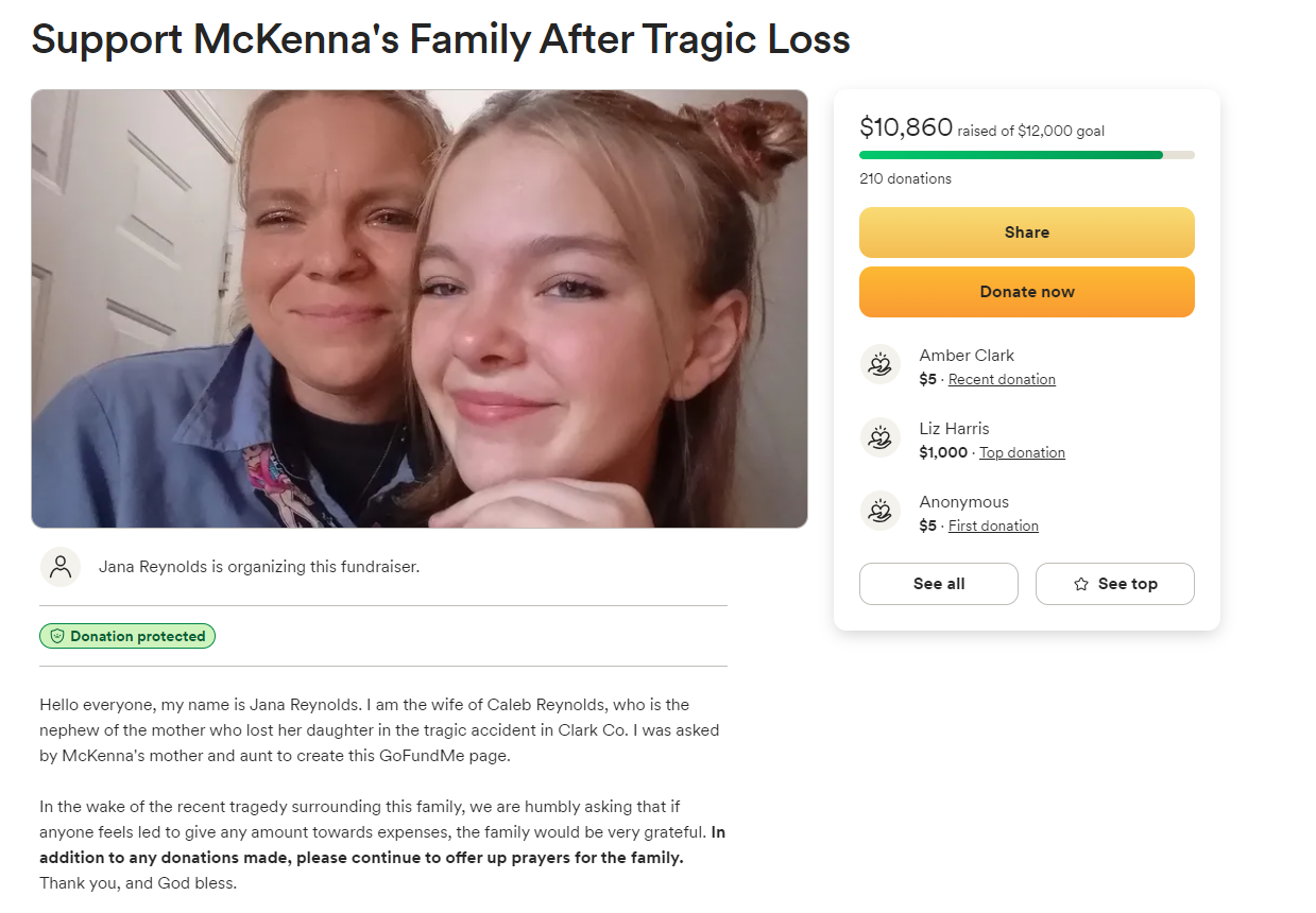 Gofundme created to help McKenna Letcher's family