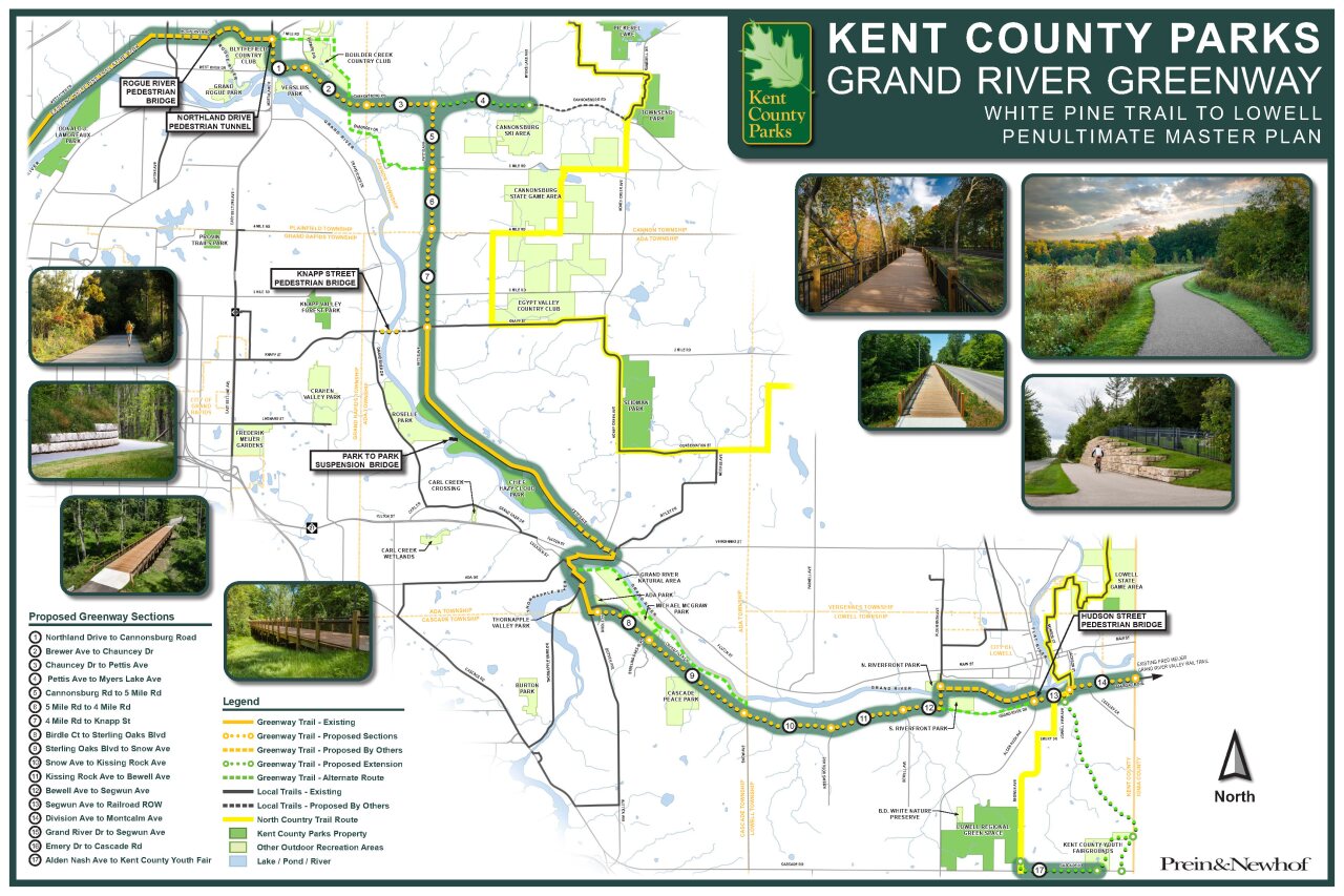 2025 Draft Greenway Trail Map