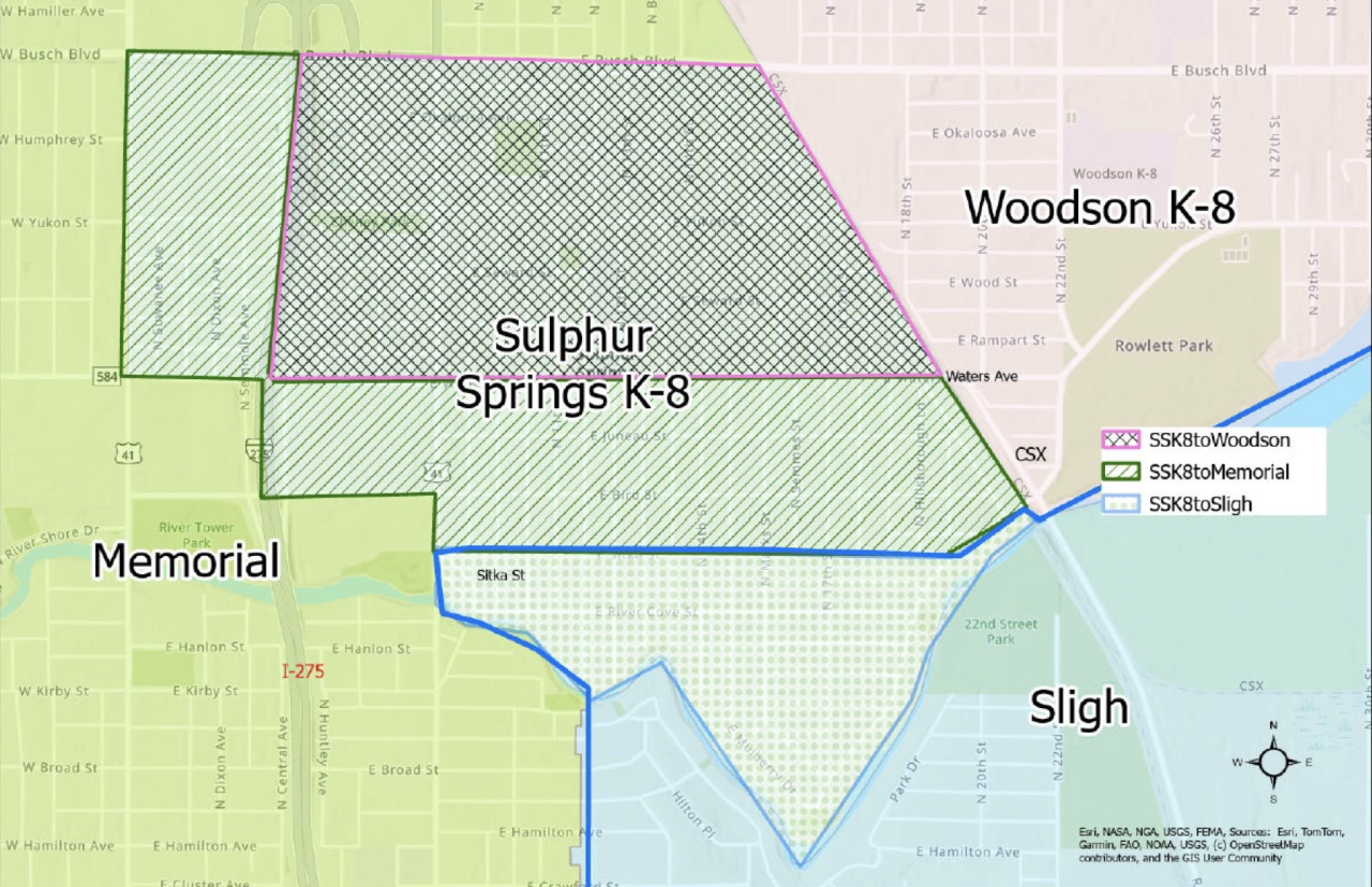 Sulphur Springs K-8 will be reconfigured and returned to a traditional elementary school.