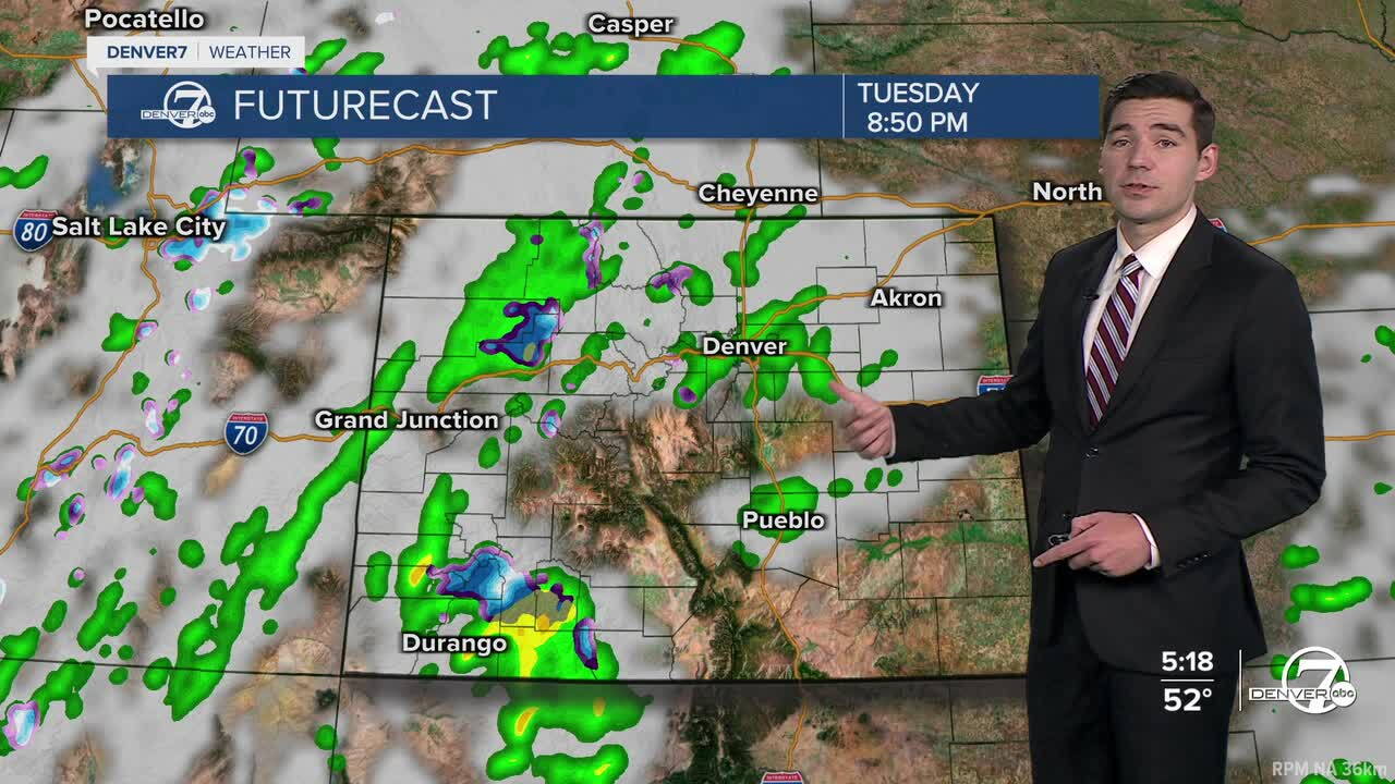 Cooler temperatures Tuesday with metro rain on the way.
