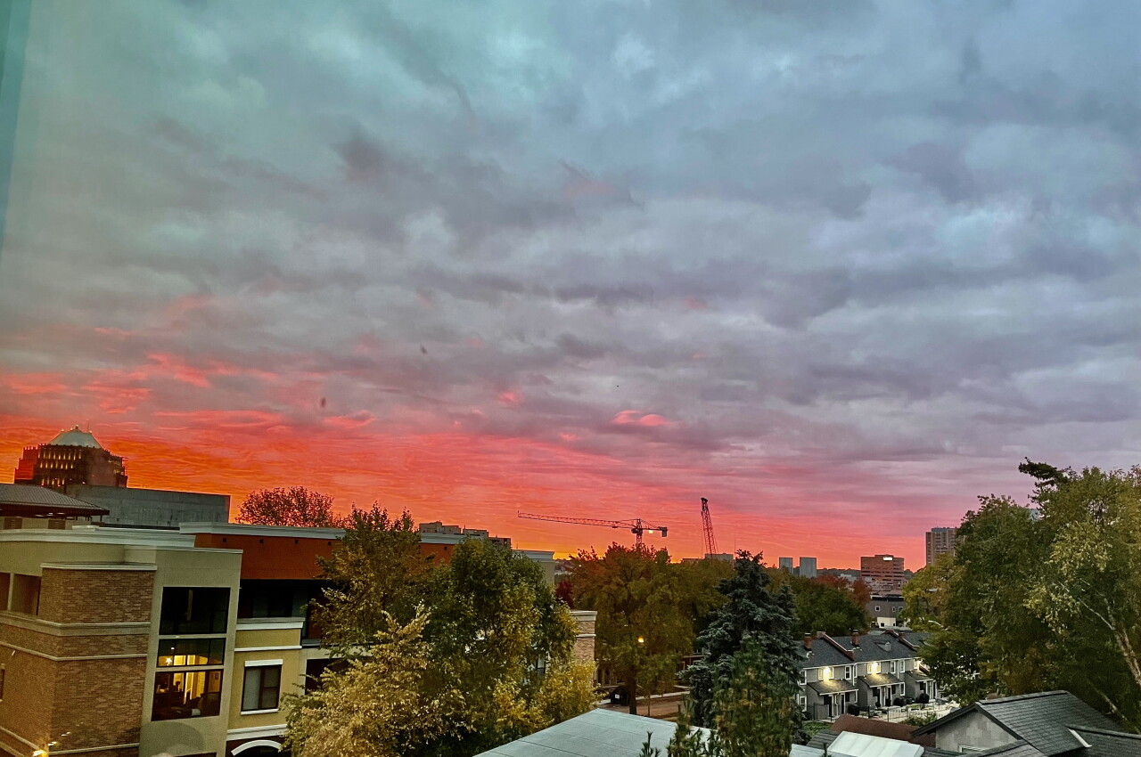 Red Sky This Morning
