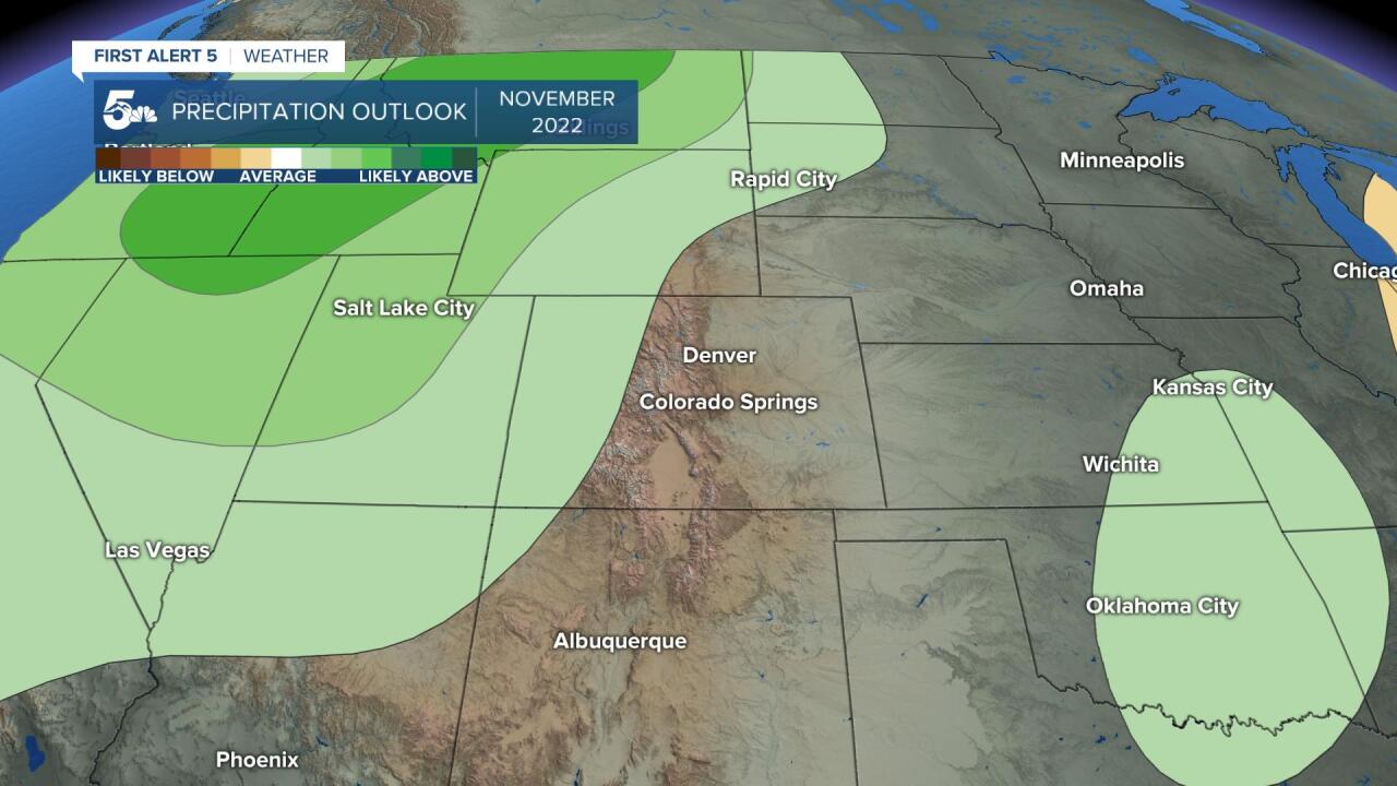 Precipitation Outlook - November 2022