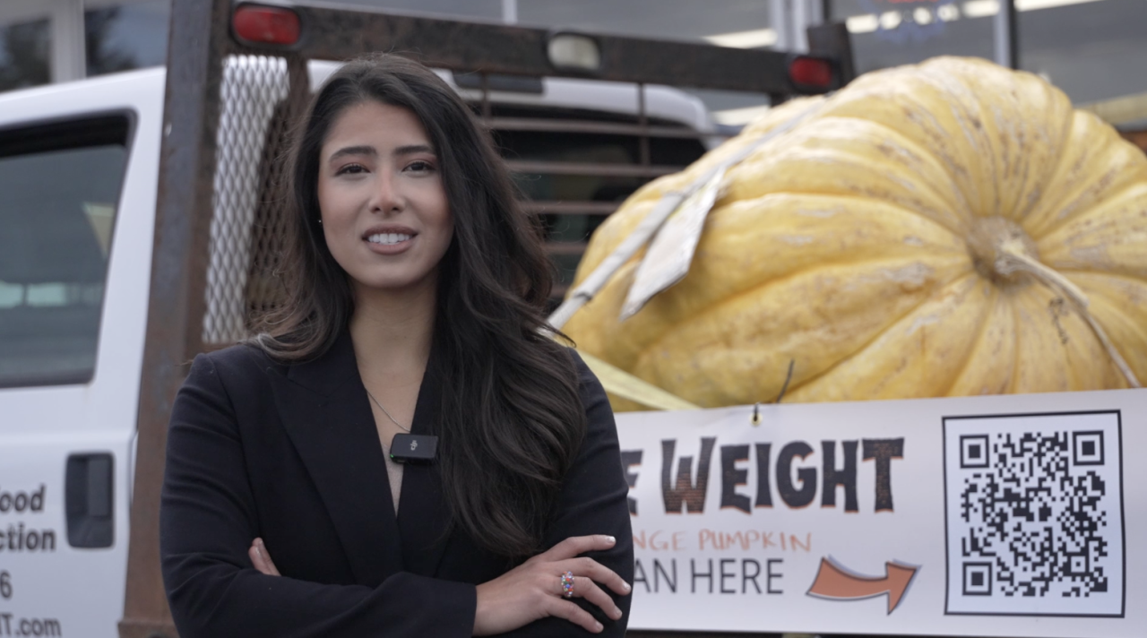 MTN's Cynthia Carranza gives her best guess...800 pounds!