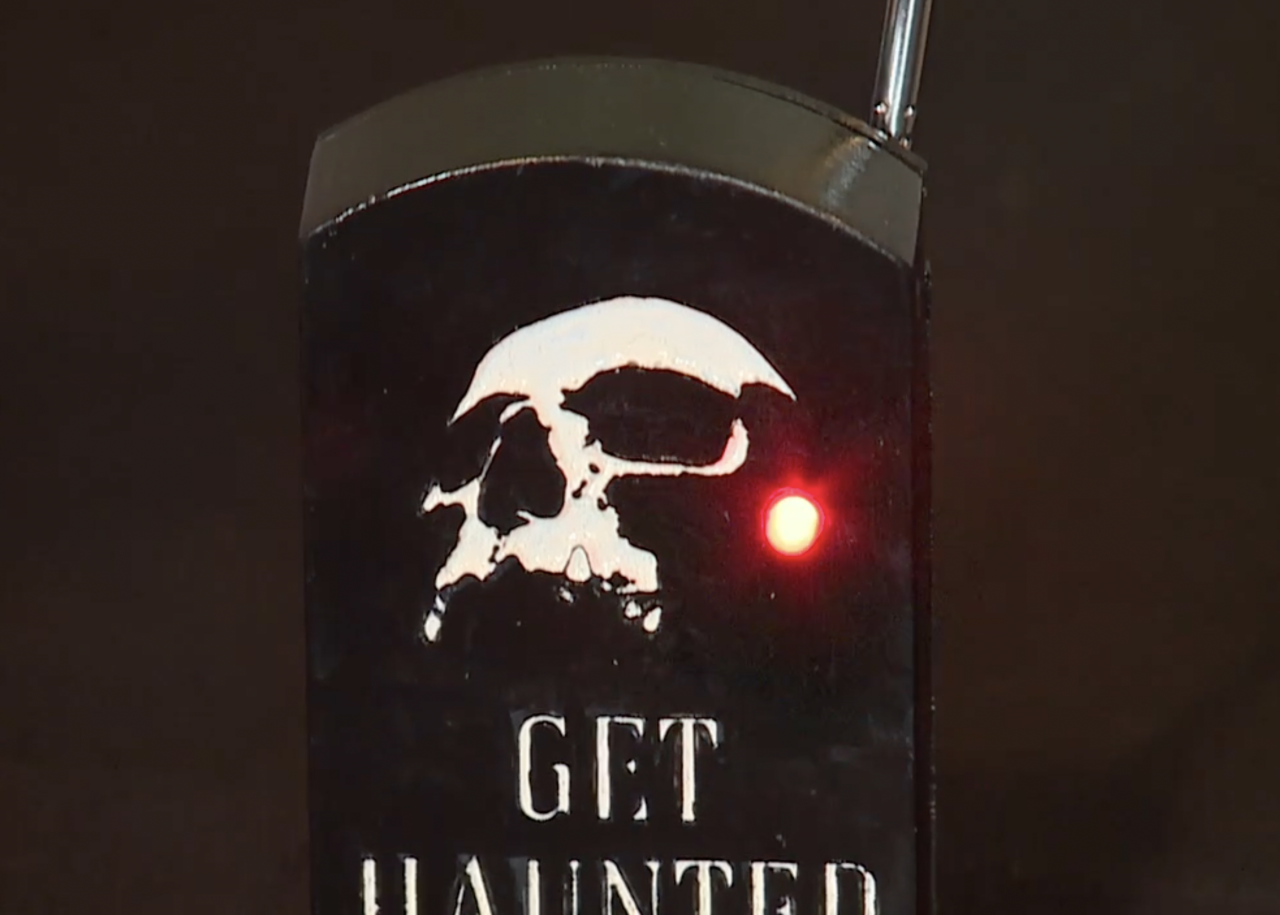 Get Haunted showcasing ghost hunting equipment