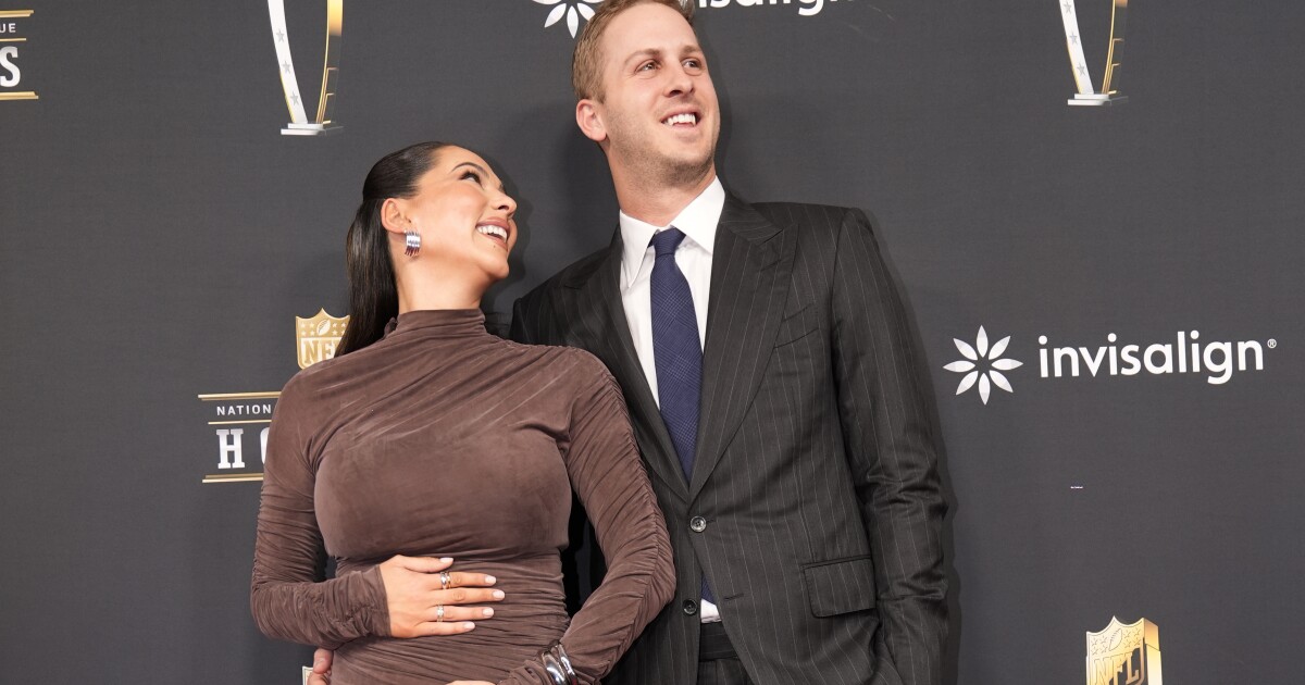 Jared Goff and Christen Harper reportedly expecting first child