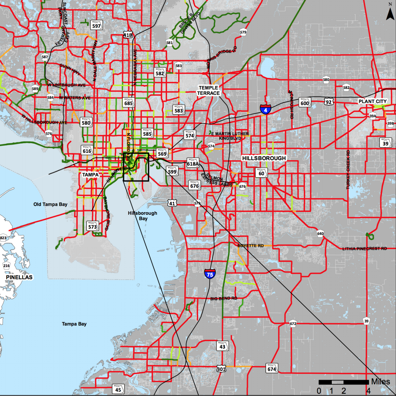 MAP - PEDESTRIAN DANGEROUS ROADS HILLSBOROUGH COUNTY.png