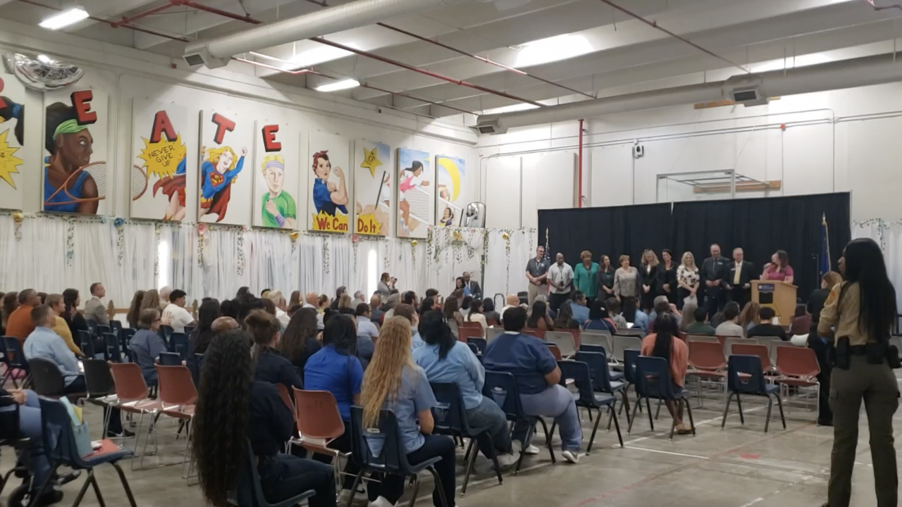 Prison graduation ceremony
