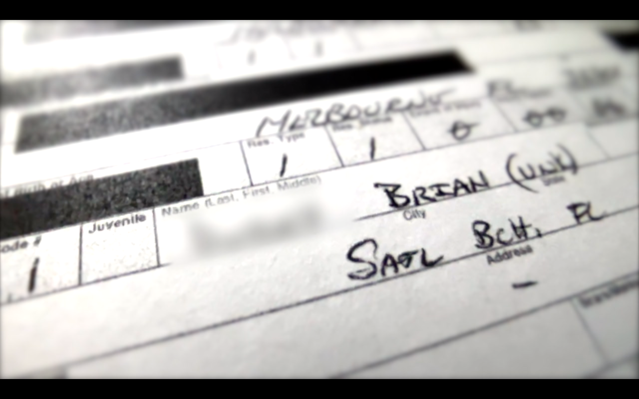Brian named in police report