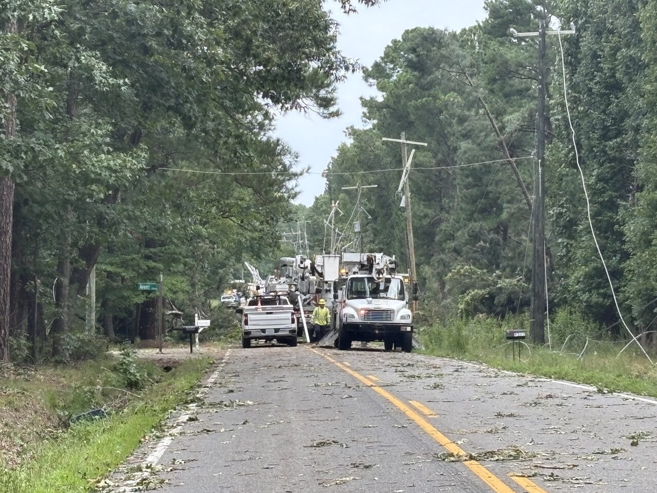 Winterpock Road storm damage