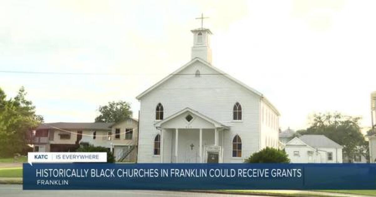 Franklin Historically black churches await 200k in preservation grant