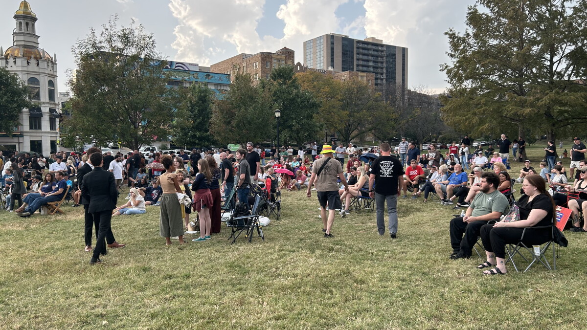 Kansas City community members gather for Charlie Kirk vigil at Mill Creek Park