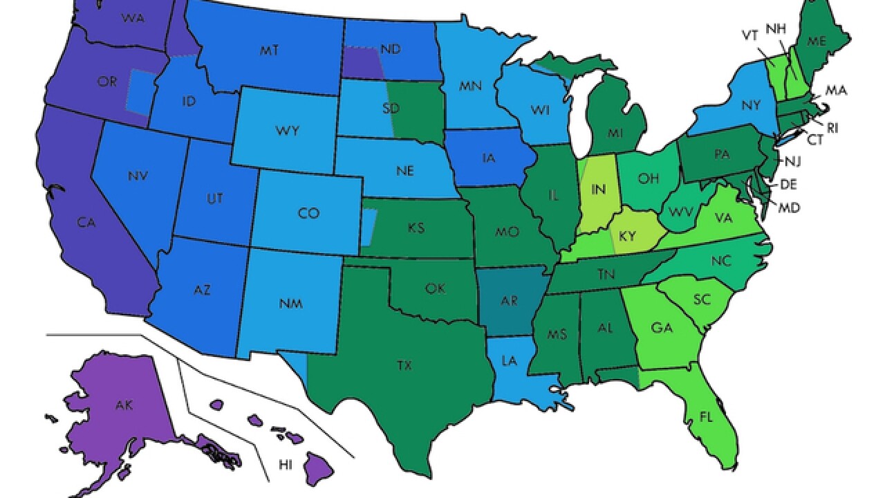 Map: What time do the polls close in your state?