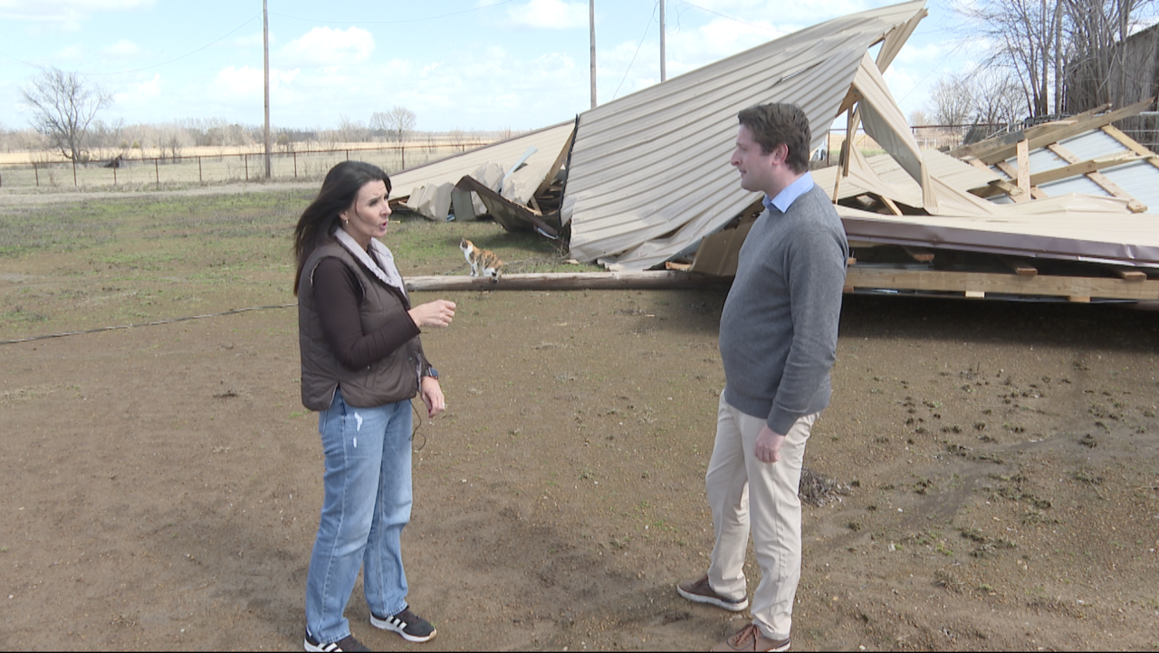 melissa leggett morris storm damage farm