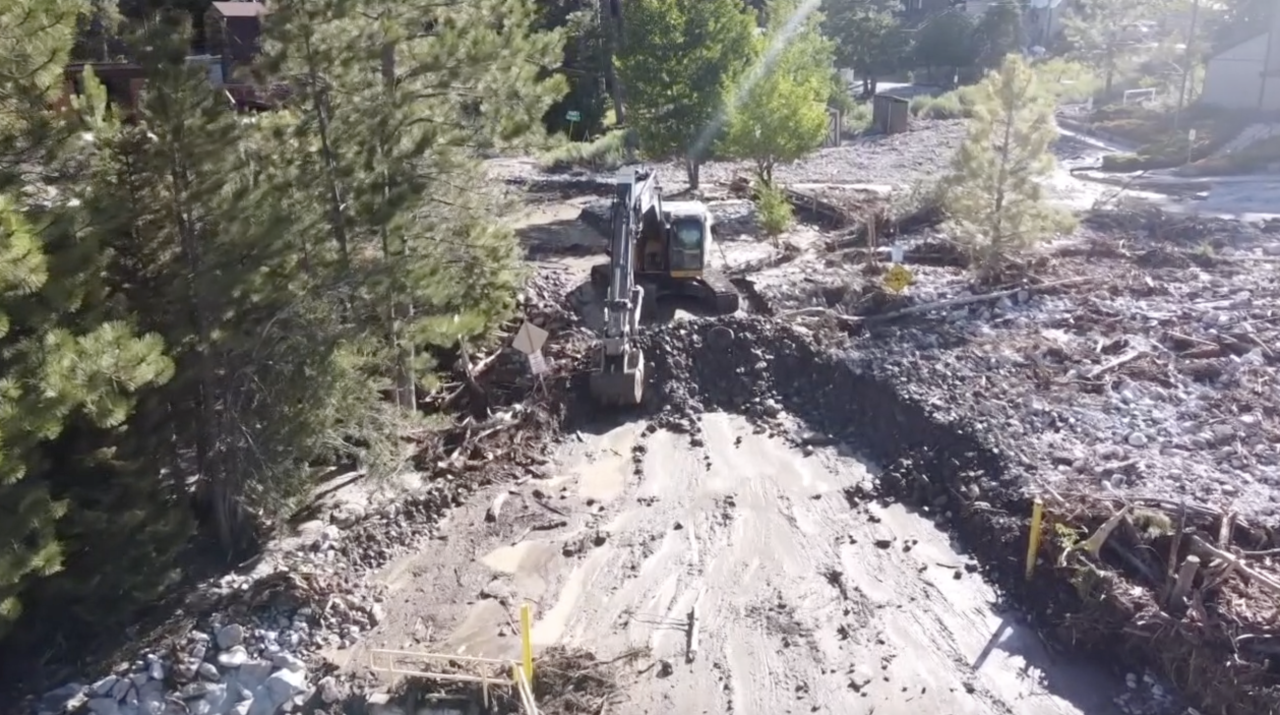 Mt Charleston flood damage