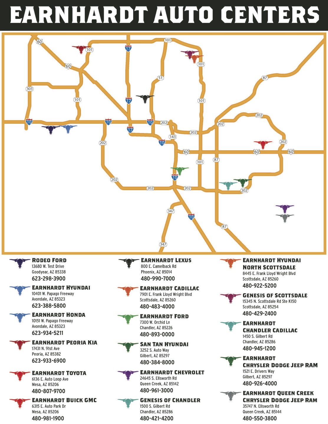 Earnhardt auto locations
