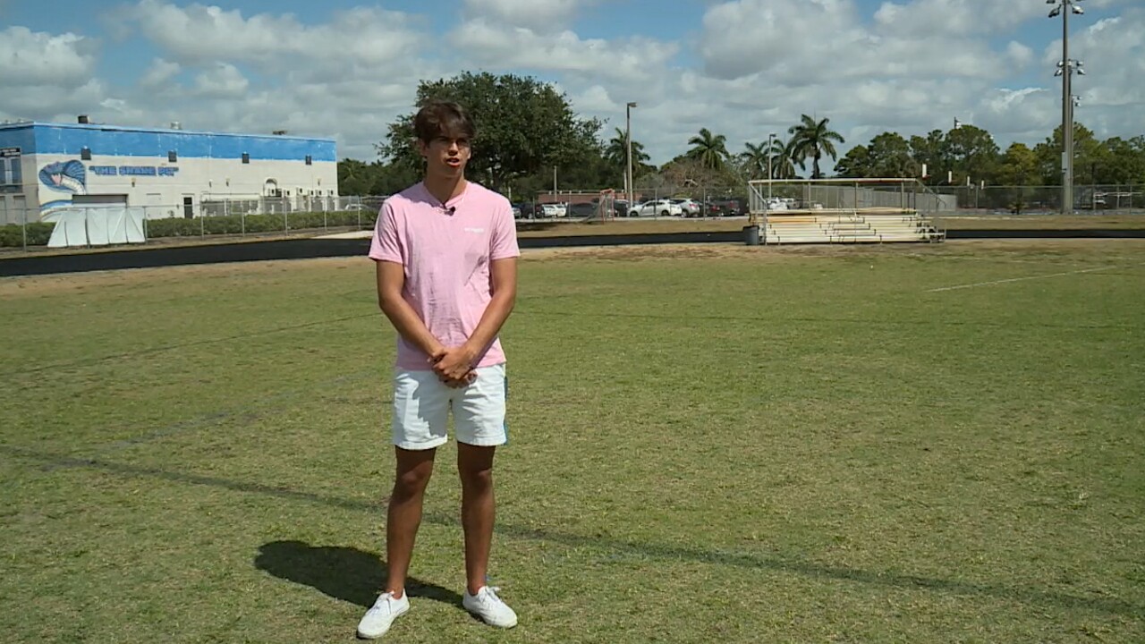 Park Vista Community High School student Declan O'Sullivan speaks to WPTV on April 25, 2022.jpg