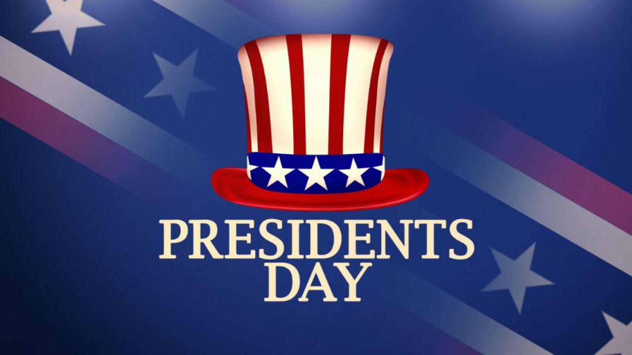 Federal government offices, schools, most banks closed on Presidents Day