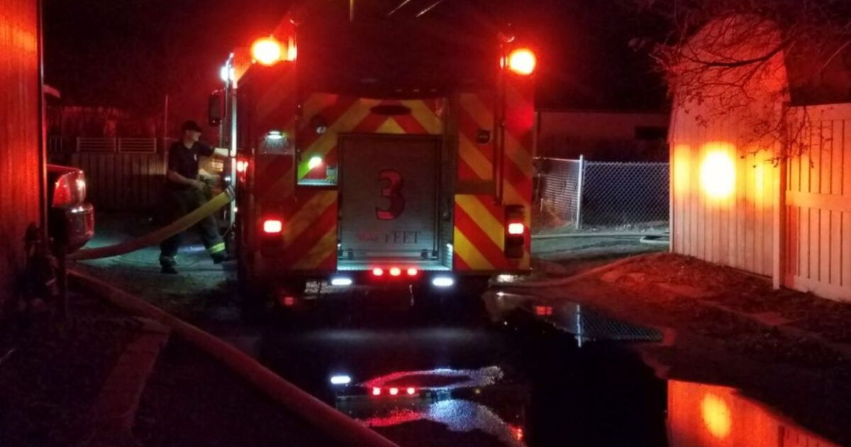 Emergency crews respond to garage fire in Great Falls